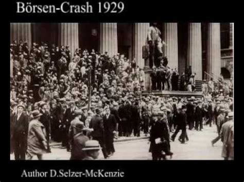 In den folgenden jahrzehnten kam es immer wieder zu schweren markteinbrüchen, zu nennen wären beispielsweise der schwarze. Börsen-Crash 1929 Finanzkrise 1929 SelMcKenzie Selzer ...