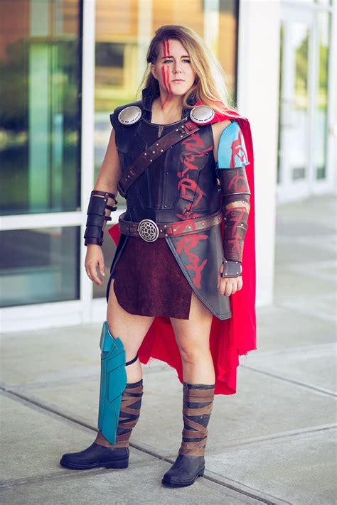 A Woman Dressed Up As A Roman Warrior