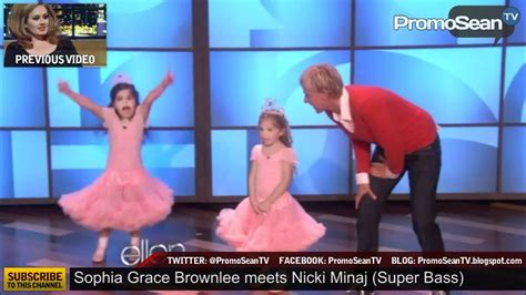 Sophia Grace Brownlee Meets Nicki Minaj Super Bass Re Up Youtube
