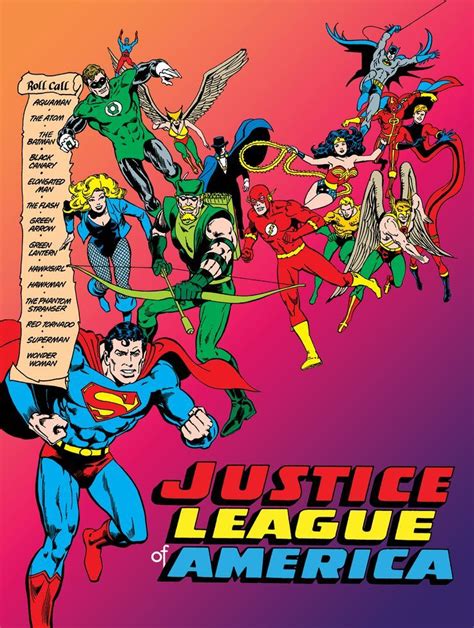 Justice League Of America Roll Call Framed X Pinup Mini Poster