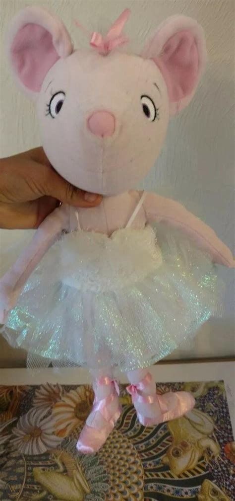Angelina Ballerina Madame Alexander Pink Mouse Plush Doll 18” Stuffed