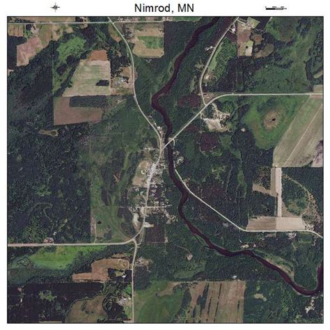 Aerial Photography Map Of Nimrod Mn Minnesota