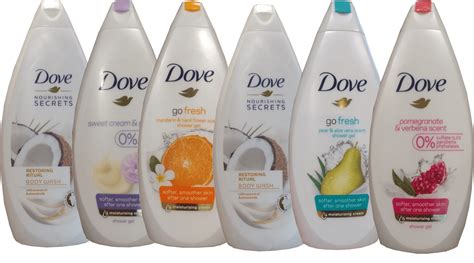 Dove Body Wash Shower Flavorassorted Sizepack Of 6