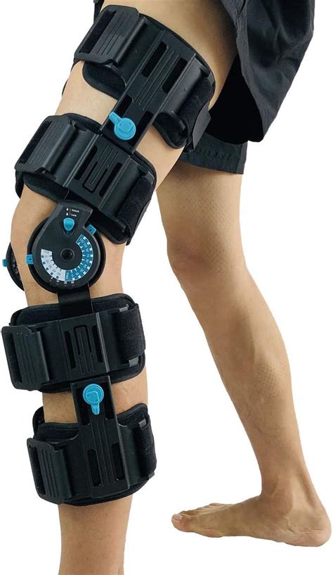 Orthomen Hinged Post Op Knee Brace Adjustable Rom Leg