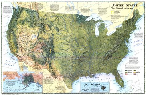 National Geographic Us Map Printable Best North America Classic