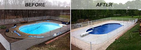 See before & after photos of swimming pools that underwent amazing renovations. Swimming Pool Renovations: Before and After | InTheSwim ...