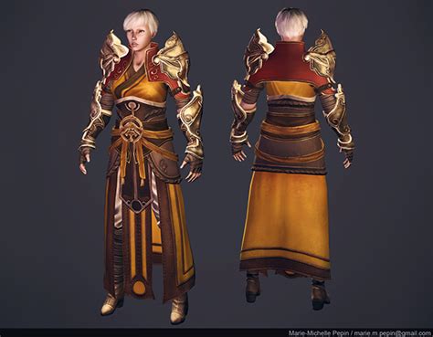 Female Monk From Diablo Iii Game Model On Behance