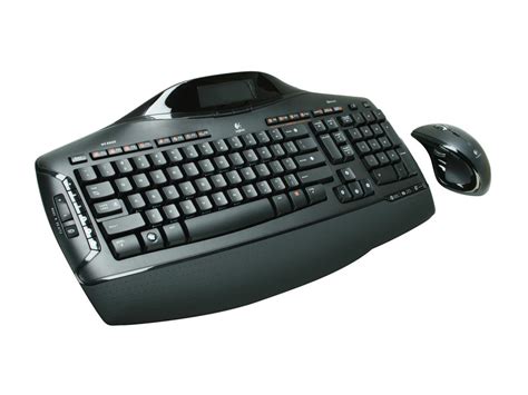 Logitech Mx 5500 Revolution Black Cordless Cordless Desktop Keyboard