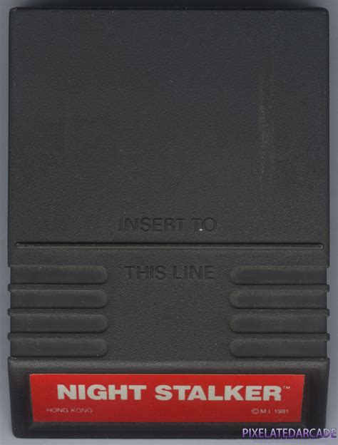 Night Stalker Cover Art Media Cartridge Pixelatedarcade
