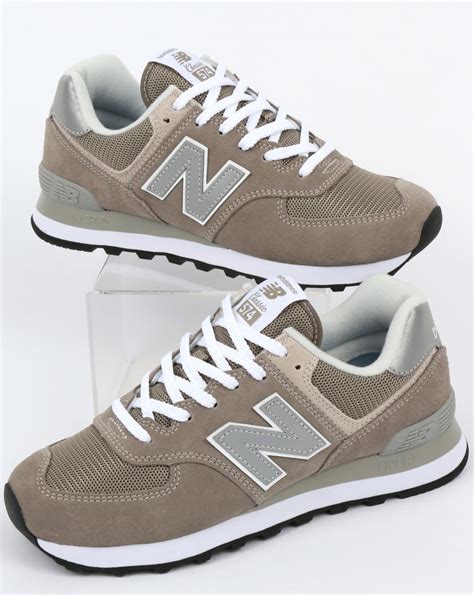 New Balance 574 Trainers Grey Suede 80s Casual Classics