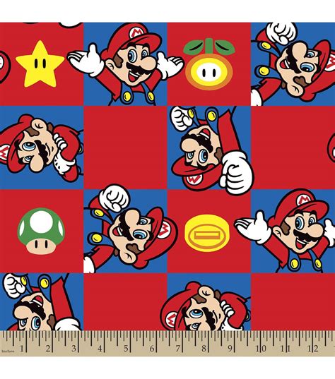 Nintendo Mario Print Fabric Super Mario Brothers Joann