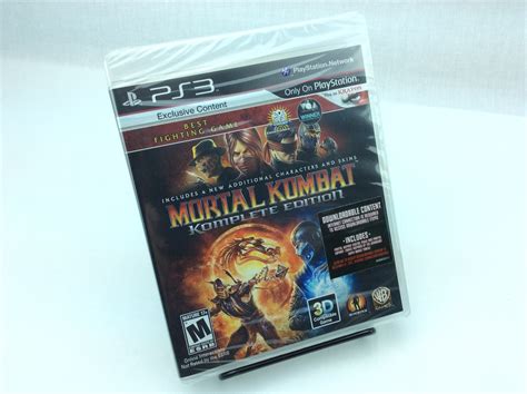 Mortal Kombat Komplete Edition Playstation 3 Ps3 Kratos Warner Bros