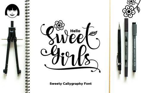 Girly Cursive Cute Fonts Free Template Ppt Premium Download 2020