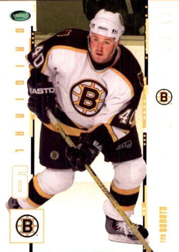 2003 04 Parkhurst Original Six Boston Bruins 8 Ted Donato Ebay