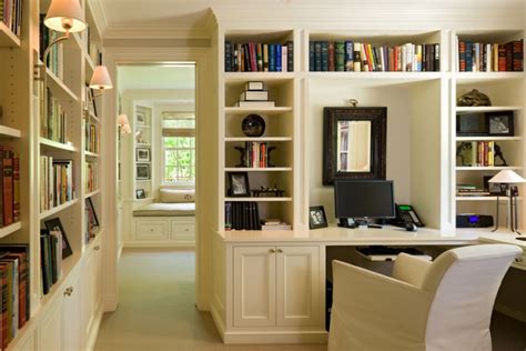 20 Home Office Bookshelves Designs Ideas Design Trends Premium