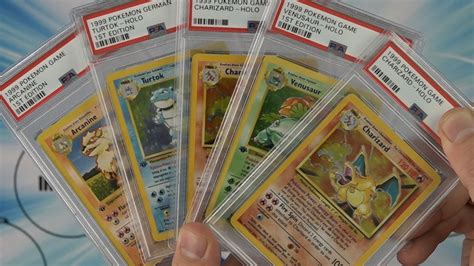 If your cards look like they've been used and stored by a kid, then prepare for a lower grade. Pokemon PSA Graded Returns - 1st Edition Base Set Cards! - YouTube