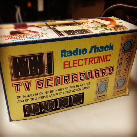 Tales From The Junk Store Radio Shack Tv Scoreboard