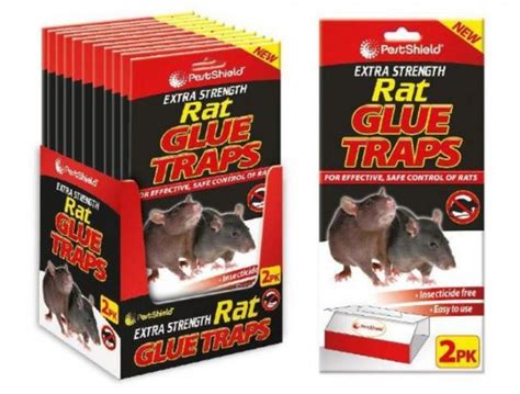 Pestshield Extra Strength Sticky Mouse Glue Traps 3 Pack