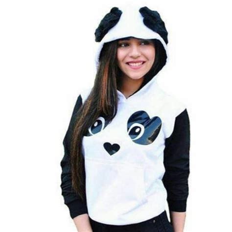 Women Hooded Panda Hoodies At Rs 725piece In Parbhani Id 21796569230