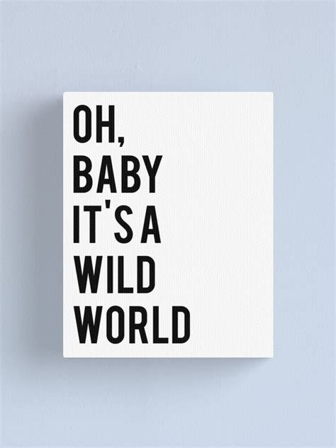 Oh Baby Its A Wild Worldwall Decor Modern Art Print Wall Art