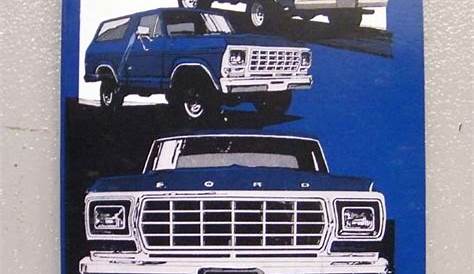 1979 Ford Bronco Owners Manual-Broncograveyard.com