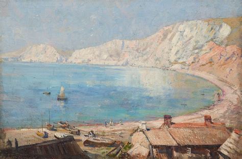 Worbarrow Bay 1909 By Arthur Streeton The Collection Art Gallery Nsw