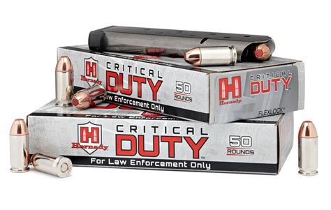 Hornady 9mm Luger P 135 Gr Flexlock Critical Duty 50box Le
