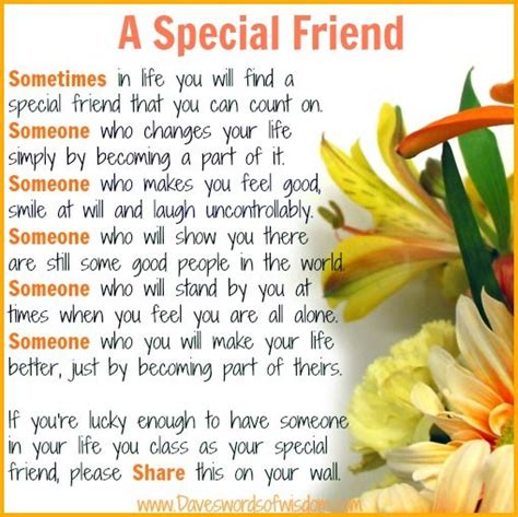 Special Friends Poems If You Have Special Friends Then You Will