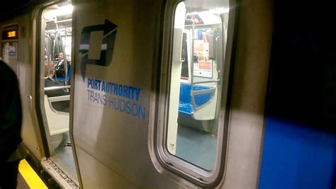 Path 33rd St Train Arriving Christopher Street Youtube