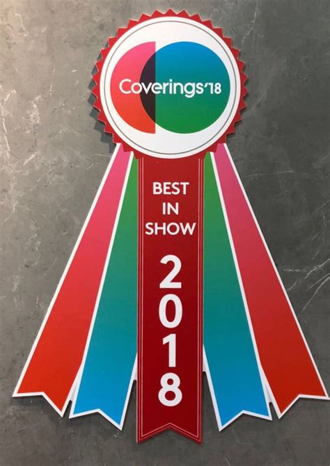 Inalco Recibe El Premio Best In Show En Coverings 2018 De Atlanta