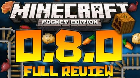 Minecraft Pocket Edition 080 Full Update Review All Features
