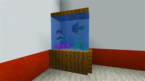Minecraft How To Build A Fish Tank Youtube 5e7