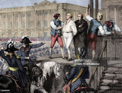 Execution Of Louis Xvi Of France Paris 21st January 1793 After