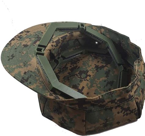 Usmc And Navy Adjustable Military Patrol Cap 8 Point Cover
