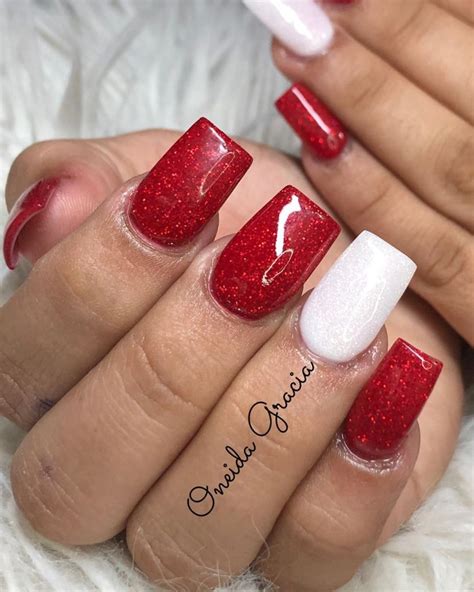 Updated 30 Bold Red Acrylic Nail Design Ideas