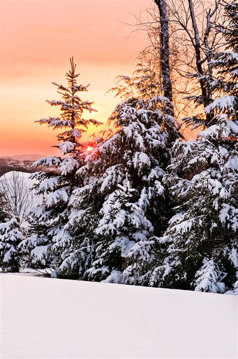 Winter Morning Sunrise Photograph By Jay Seeley Fine Art America