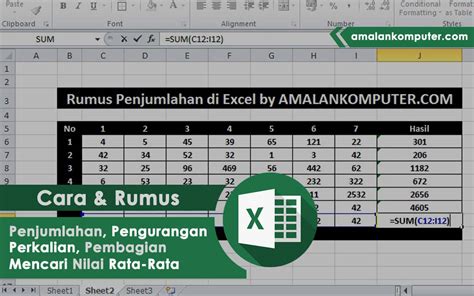 Cara Menjumlahkan Dengan Excel Studyhelp