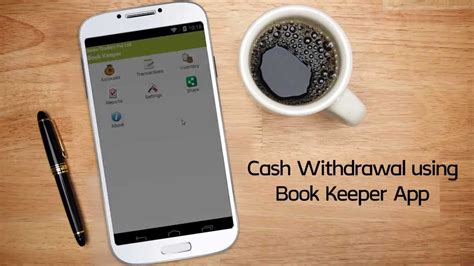 Cash Withdrawal Using Book Keeper App Youtube