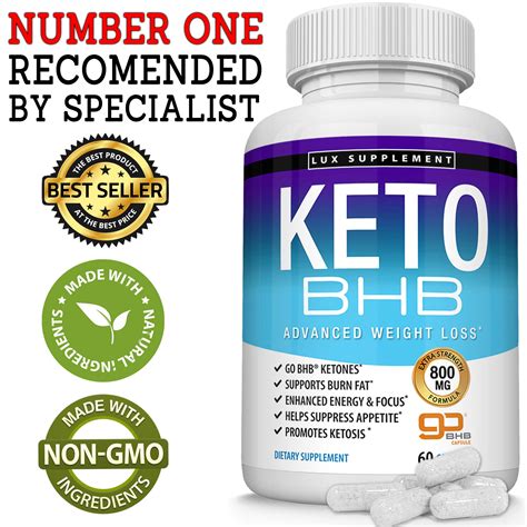 Keto Pills Advanced Weight Loss Bhb Salt Natural Ketosis Fat Burner