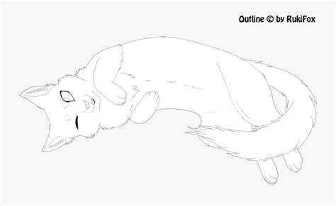 Cat Laying Down Sketch How To Draw A Cat Laying Down With Curved Lines
