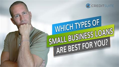 Which Types Of Small Business Loans Are Best For You Youtube