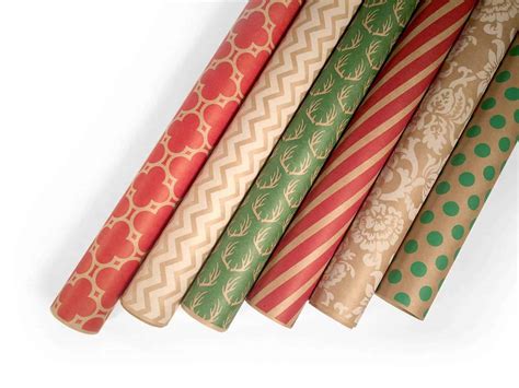 Kraft Christmas Wrapping Paper F