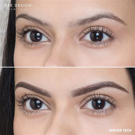 Ombre powder brows & hair strokes | nano tattoo brows. Powder Ombre Permanent Makeup Brow Solution | Eye Design ...
