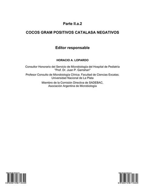 Cocos Gram Positivos Catalasa Negativos DocsMedicina UDocz