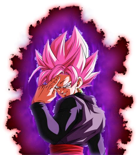 Super Saiyan Rose Goku Black W Aura By Blackflim On Deviantart