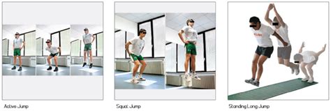 Countermovement Active Jump Squat Jump And Standing Long Jump Tests