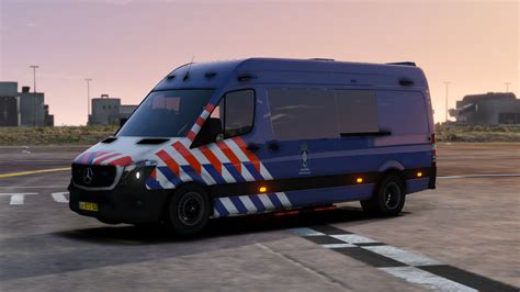 Dutch Police Kmar Voa Mercedes Sprinter Skinpack Els Gta5