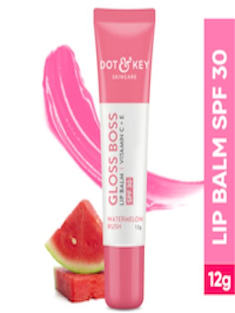 Buy Dot And Key Gloss Boss Vitamin C E Tinted Lip Balm With Spf 30 12 G Watermelon Rush Lip Balm