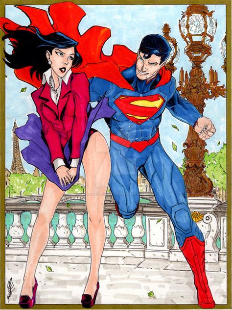 Superman And Lois Lane Commissioned Art By Dingodile24 On Deviantart