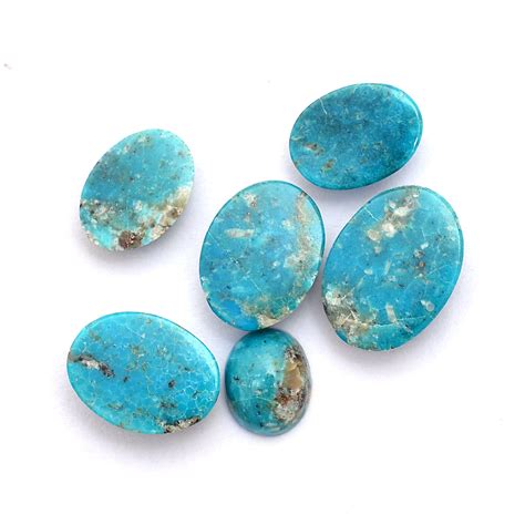 Natural Turquoise Semi Precious Gemstone X Mm X Mm Smooth Etsy
